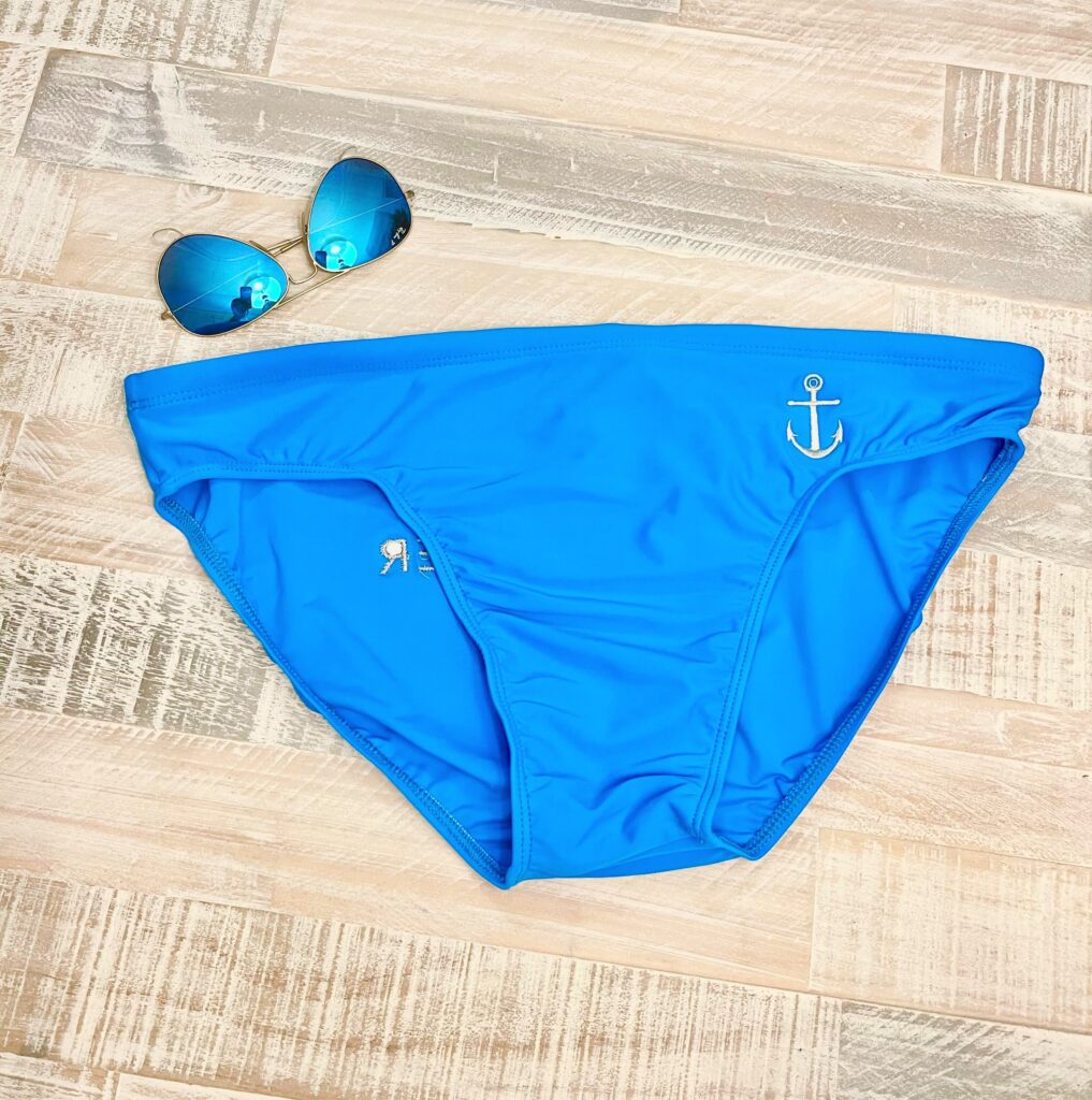 Bondi Diver Electric Blue mens swimwear The Navy Diver