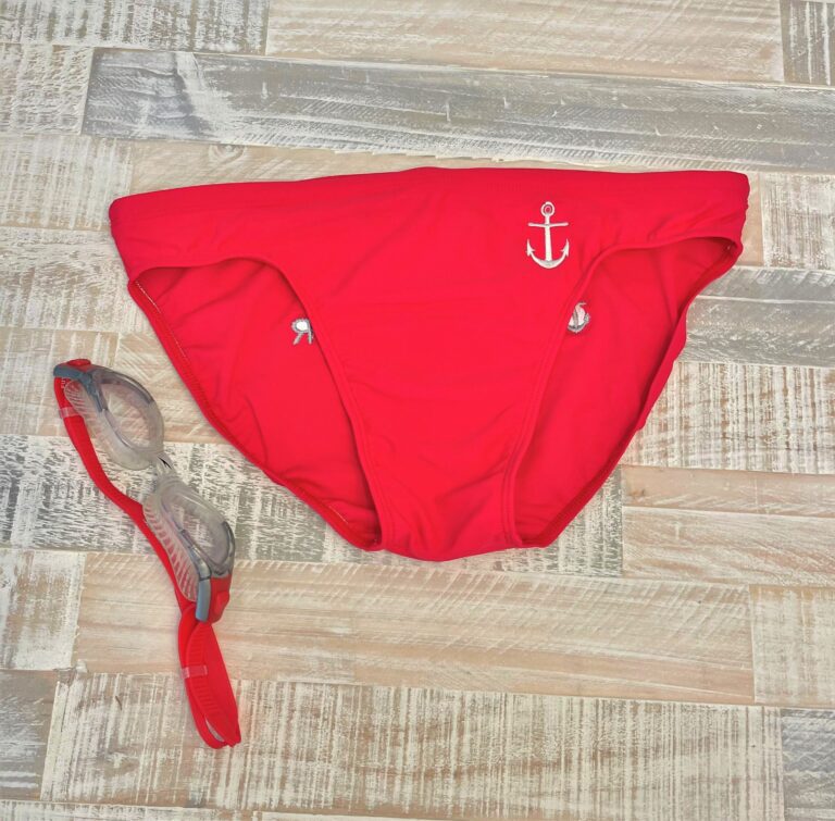 Bondi Diver | Red mens swimwear – The Navy Diver